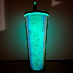 Disney The Nightmare Before Christmas Starbucks Tumbler, Glow in the Dark